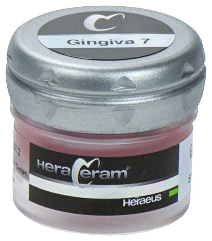 HeraCeram® Stains universal Paste Gingiva 7 in Dose mit silbernem Deckel