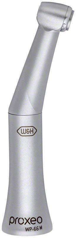 Prophy-Winkelstück Proxeo WP-66 M mit ergonomischem Design für Zahnarztanwendungen.