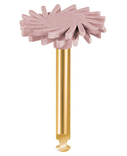 Großer rosa EVE DIACOMP® plus TWIST Rad Vorpolierer für Komposite.