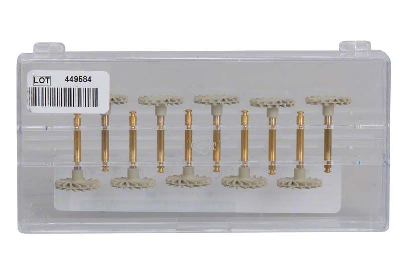 Professioneller Hochglanz-Diamantpolierer EVE DIACOMP® plus TWIST in transparenter Box.
