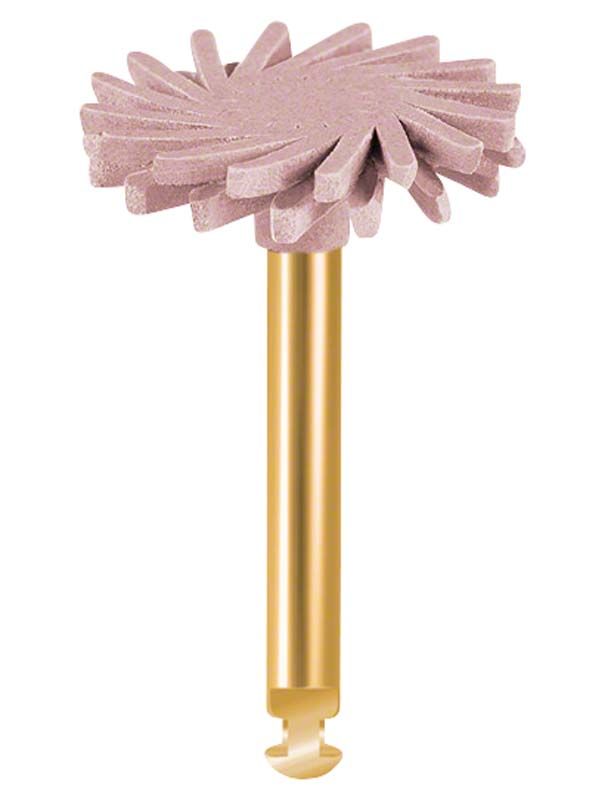 Großer EVE DIACOMP® plus TWIST Rad Vorpolierer mit 14mm Durchmesser.