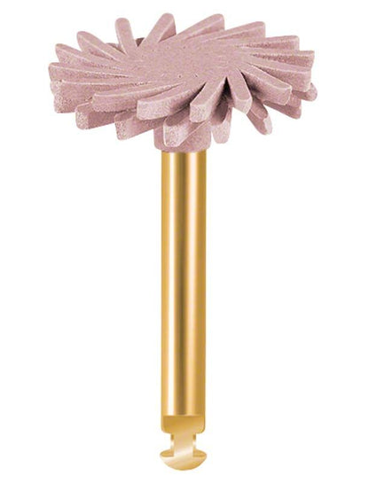 Großer EVE DIACOMP® plus TWIST Rad Vorpolierer mit 14mm Durchmesser.