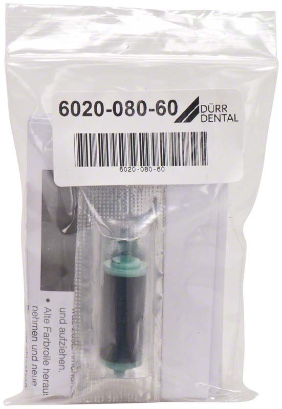 Hygoprint Ersatzfarbrolle in durchsichtiger Verpackung mit Etikett.