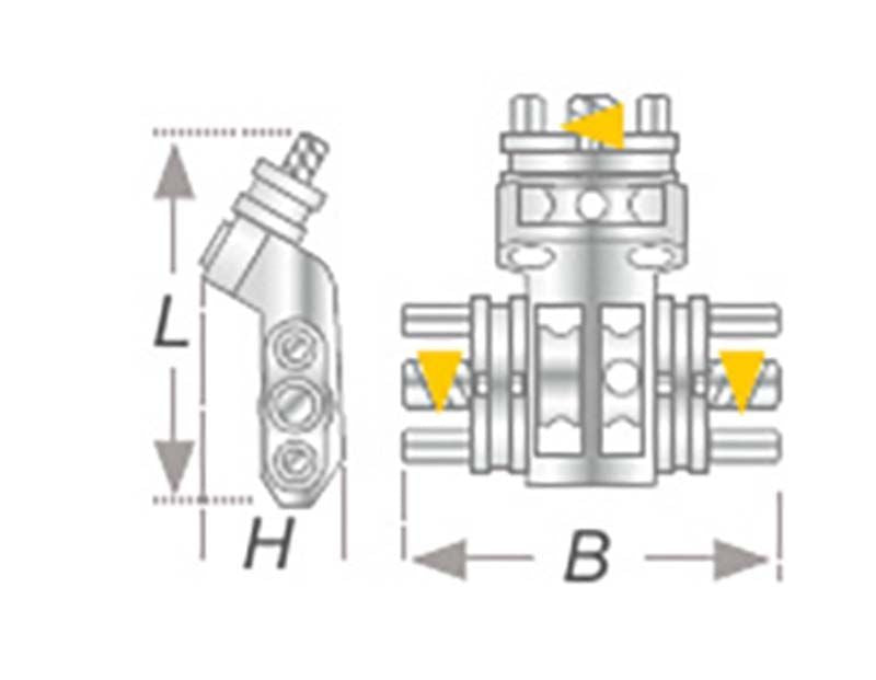 Technische Zeichnung der VECTOR® Dehnschraube nach Bertoni Typ 740.