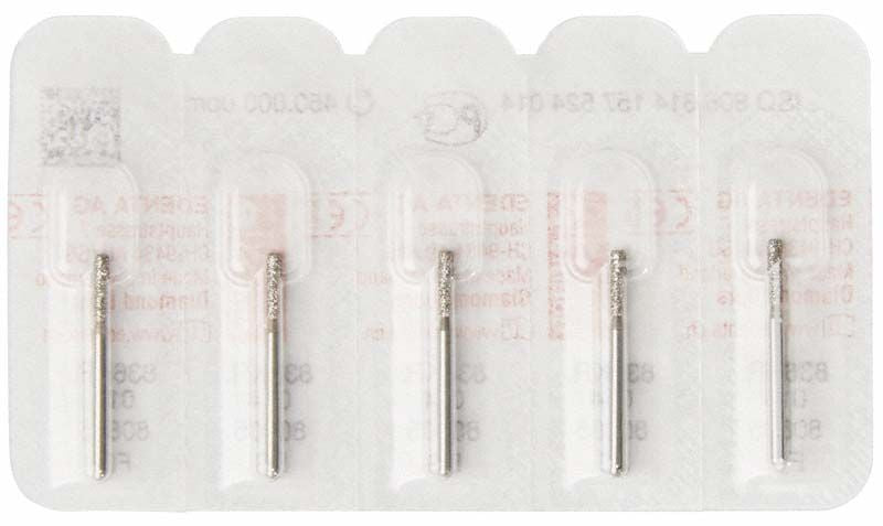 Dentalbohrer Diamant FG 836KR 014 in Blisterverpackung.