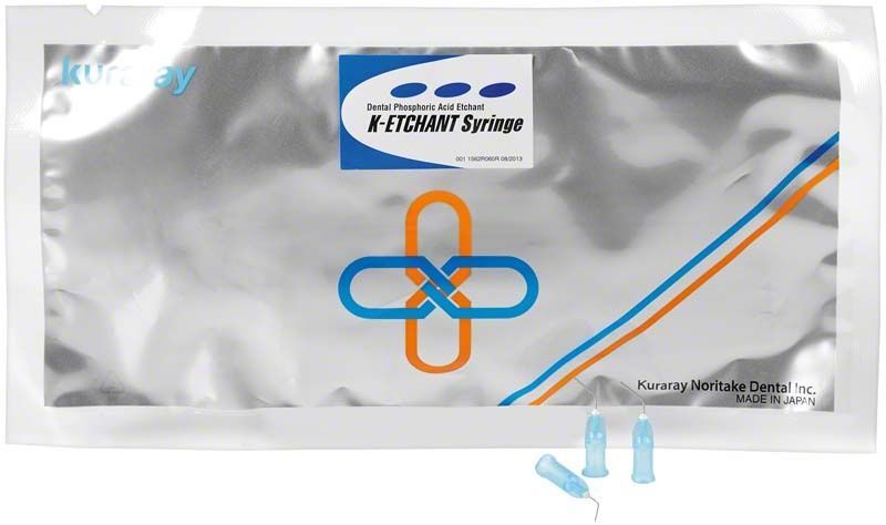 K-Etchant Nadelspitzen-Verpackung mit Applikationsspitzen und Firmenlogo.