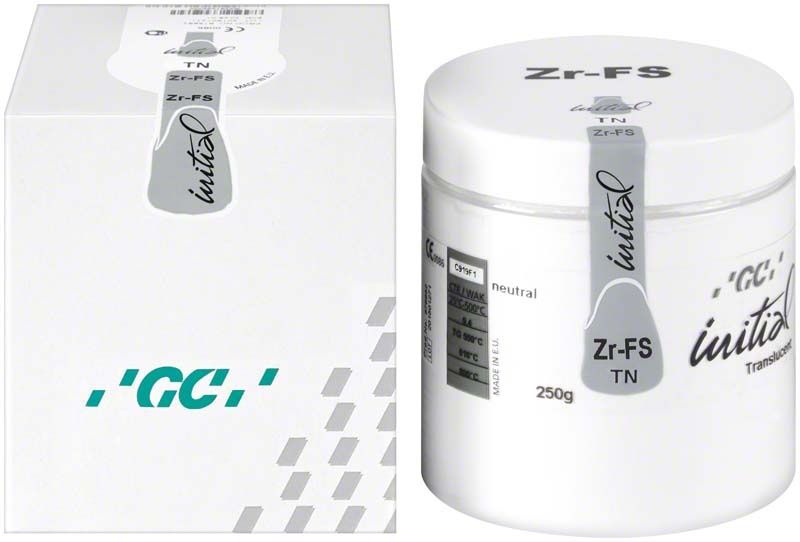 GC Initial Zr-FS Translucent 250g - TN in weißer Verpackung.