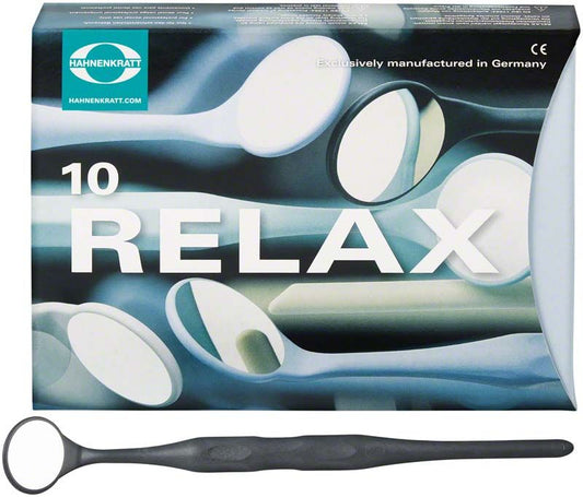 Image of RELAX Mundspiegel FS Rhodium Gr. 4 - anthrazit