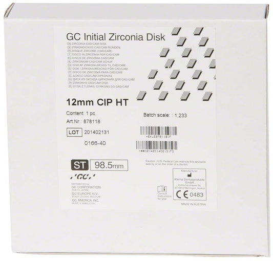 Image of GC Initial Zirconia Disk HT 98,5 x 12mm