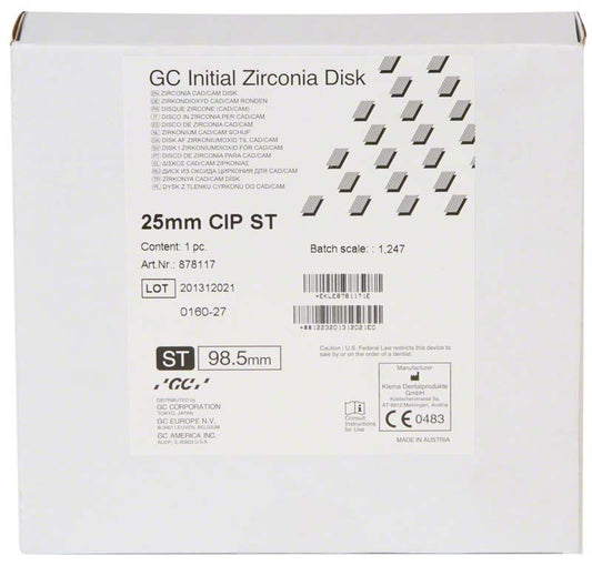 Image of GC Initial Zirconia Disk ST 98,5 x 25mm