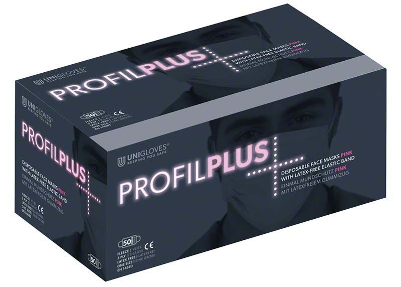 PROFIL PLUS OP-Mundschutz latexfrei in pink, Verpackung mit 50 Stück