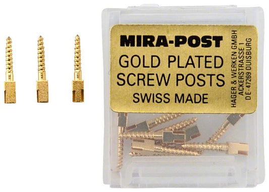 Image of Mirapost® vergoldet M2 - 12 Stück