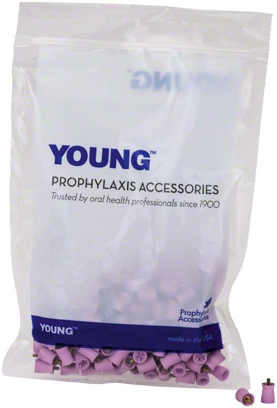 Blisterverpackung mit rosa Prophypolierern Elite Flex LF Cup Junior.