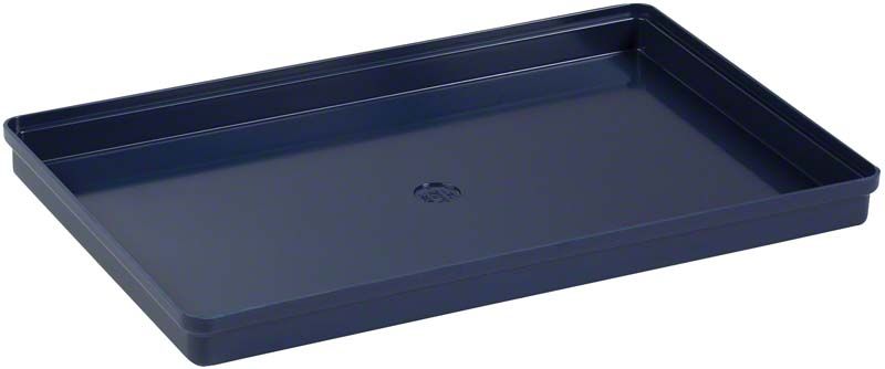 Kobaltblaues Novotray Oberteil mit flachem Rand.