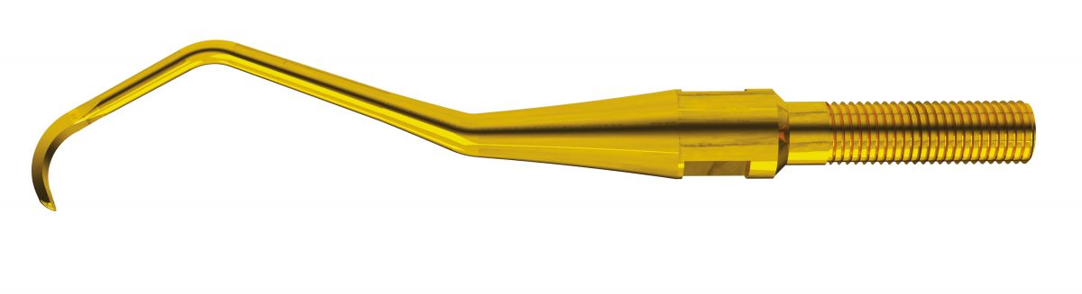 American Eagle XP Double Gracey Quik-Tip Mini Anterior B Kürettenspitze in Gold.