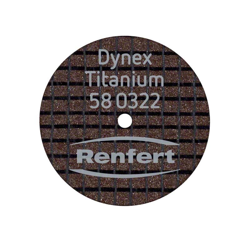 Dynex Titanium Trennscheibe Ø 22mm, Glasfaserverstärkung.