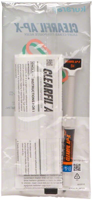 Klarfil AP-X Spritze B4 in Originalverpackung mit Gebrauchsanweisung.