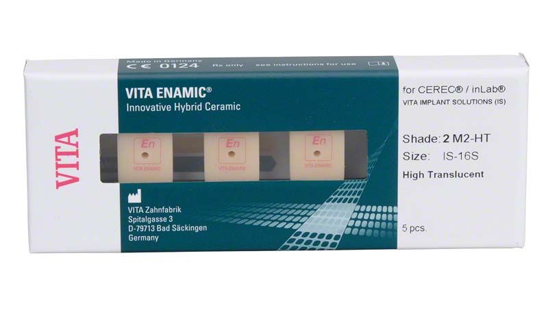 VITA ENAMIC® IS CAD/CAM Blöcke für CEREC®-System in Originalverpackung.