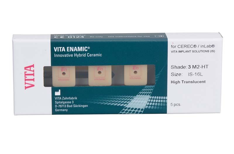 Innovative Hybridkeramik-Blöcke VITA ENAMIC® IS-16L HT für Zahnersatz.