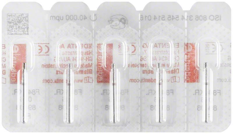Diamant FG F846KR 016 Dentalbohrer in Blisterverpackung.
