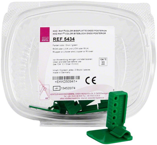 Image of KKD® RWT® COLOR Bissplatten Endo Posterior grün