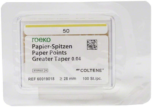 Image of ROEKO Papierspitzen Greater Taper 0.04 Schiebeschachtel Gr. 50