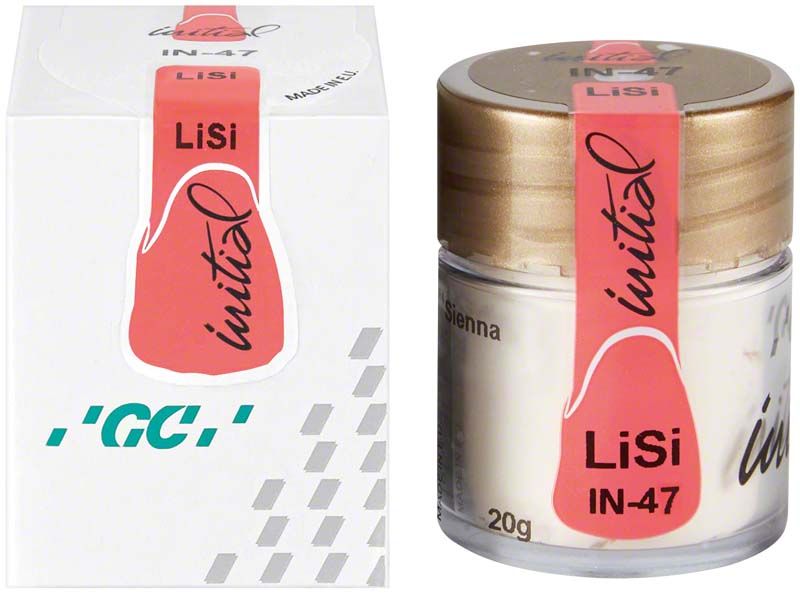 GC Initial LiSi INside IN-47 Sienna in Originalverpackung mit Deckelansicht.
