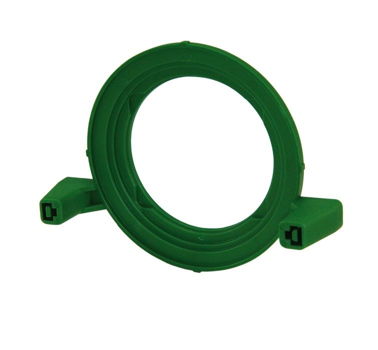 Grüner Visierring für Endodontie-Anwendungen.
