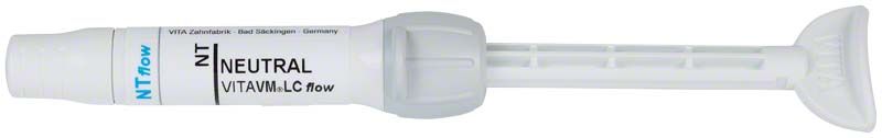Lichthärtendes Verblendkomposit VITA VM LC flow NEUTRAL NT in Spritze.