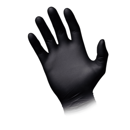 PURACOMFORT BLACK Nitril-Einmalhandschuhe, puderfrei
