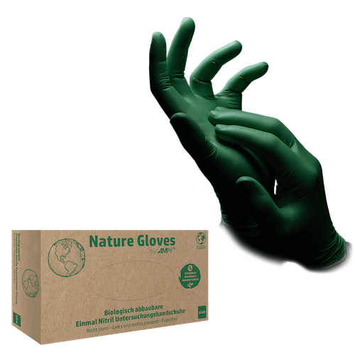 Nature Gloves, Nitril-Einmalhandschuhe, puderfrei