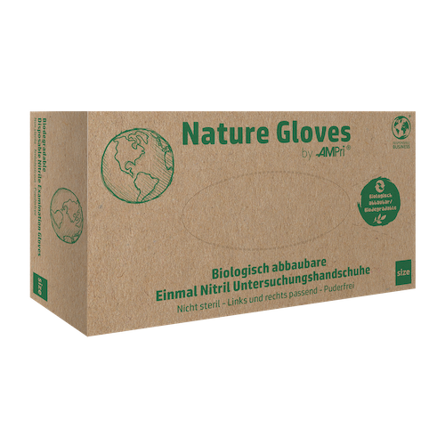 Nature Gloves, Nitril-Einmalhandschuhe, puderfrei