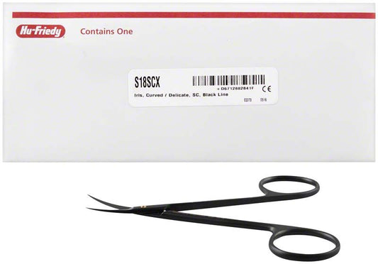 Image of Black Line Schere Super-Cut Iris - fein , gebogen