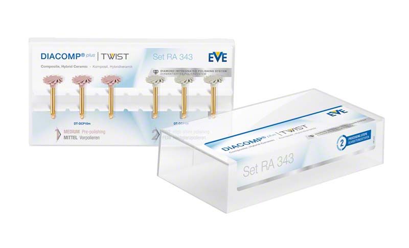 EVE DIACOMP® plus TWIST Set Rad, RA 343 in Verpackung.