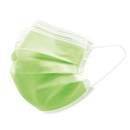 Image of PROFIL PLUS OP-Mundschutz latexfrei lime