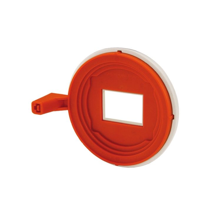 Oranger Visierring RWT window x-ray® COLOR Bissflügel 2x3.