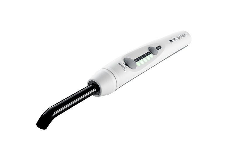 Elipar Deep Cure-L LED-Polymerisationslampe mit gebogenem Lichtleiter.