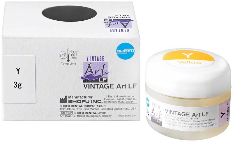 Dose und Verpackung von VINTAGE Art LF Base Color Stains Y (Gelb)