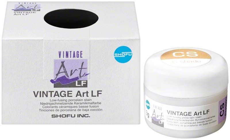 Vintage Art LF Keramikfarbe in C-Shade mit Verpackung von Shofu Inc.