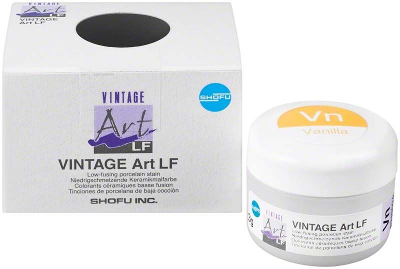 Verpackung und Dose der Keramikfarbe VINTAGE Art LF Vanilla