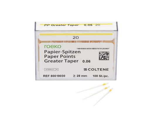 Image of ROEKO Papierspitzen Greater Taper 0.06 Schiebeschachtel Gr. 20