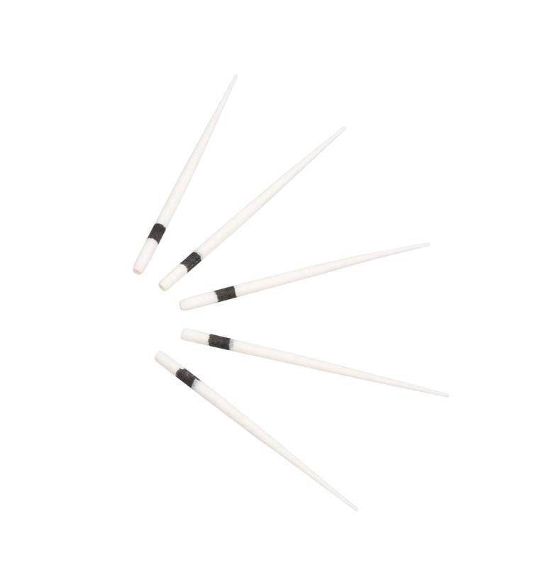 ROEKO Papierspitzen Greater Taper 0.06, fünf Spitzen mit Farbkodierung.