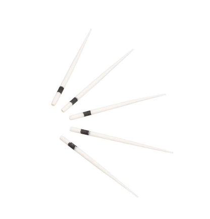 ROEKO Papierspitzen Greater Taper 0.06, fünf Spitzen mit Farbkodierung.