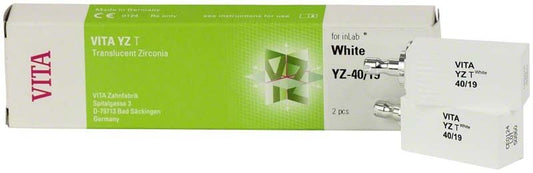Image of YZ TWhite for inLab YZ-40/19