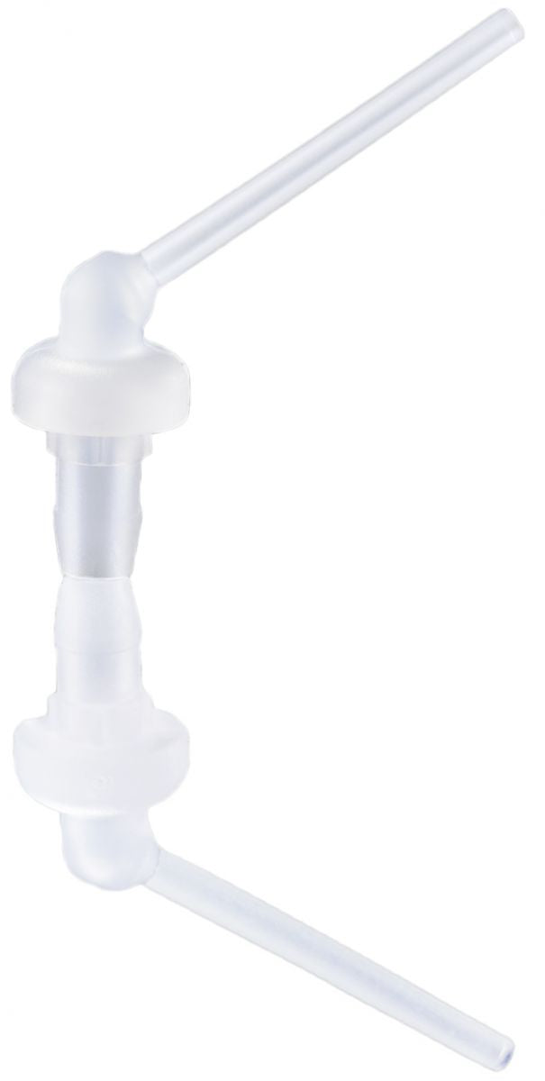 Transparente Intraoralspitzen mit feiner 0,8mm Spitze für dentale Anwendungen.