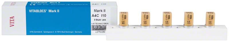 VITABLOCS® Mark II I10 A4C Zahnkeramikblöcke in Originalverpackung