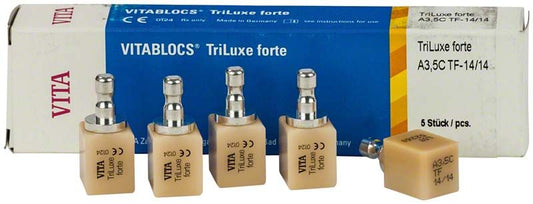 Image of VITABLOCS® TriLuxe forte VITA classical TF-14/14 A3,5C