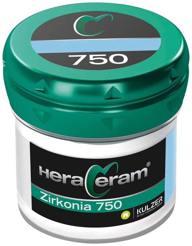 HeraCeram Zirkonia 750 Transpa White in grüner Verpackung