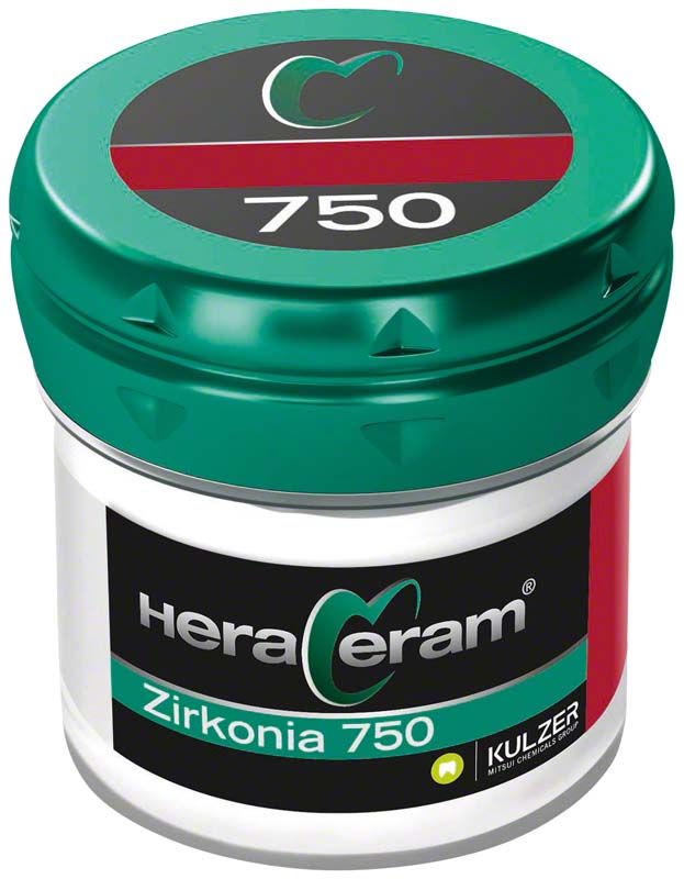 HeraCeram® Zirkonia 750 Increaser IN C3 in grün-weißer Verpackung.