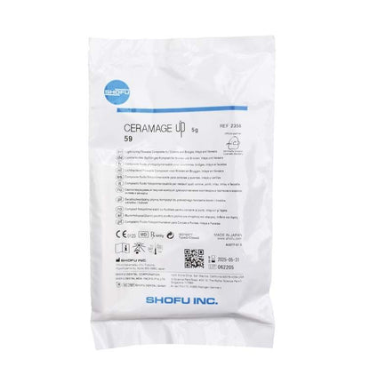 CERAMAGE UP Incisal 59 Verpackung mit Produktinformationen und Herstellerlogo.